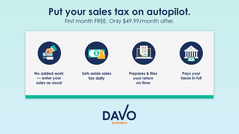 Automated Sales Tax App features