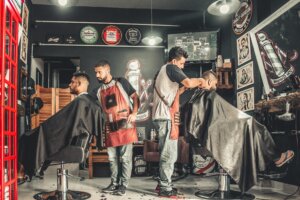 Barbershop that uses clover app market